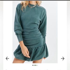 Something Navy teal bubble dress size small! NWOT